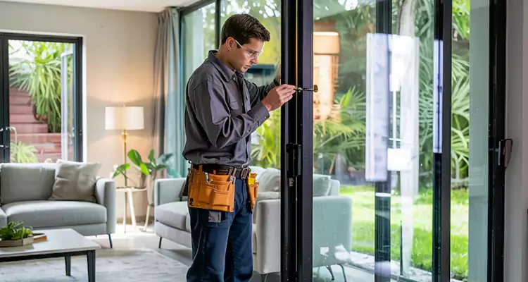 Sliding Door Jamb Lock Repair in Royal Palm Beach, FL